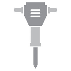 Industrial Jackhammer Icon