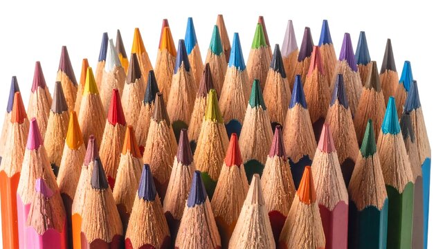 Colorful Pencils Close-up.