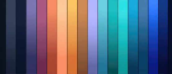 Colorful vertical stripes create a vibrant pattern