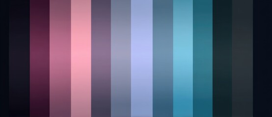 Color stripes form a calming backdrop