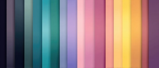 Vibrant vertical panels create visual flair