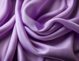 Obraz premium close up of a draped light purple fabric with soft folds and subtle texture creating a refined composition with elegance depth and artistic visual appeal