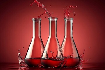 Medical breakthrough celebrating success scientific achievement