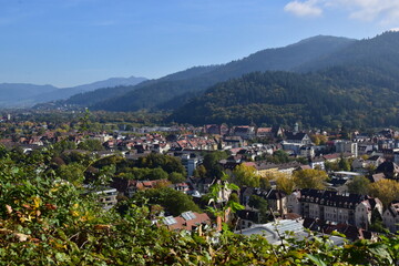 Obraz premium Der Osten von Freiburg im Herbst