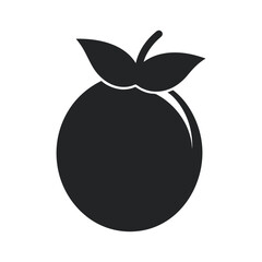 Blueberry Black Silhouette Vector Fruit Illustration