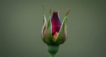 Rose bud close up photography in natural light