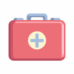 Obraz premium Modern First Aid Kit Icon Design