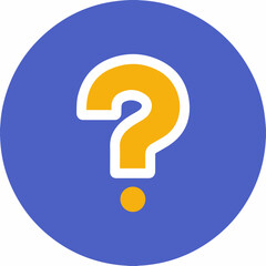 Sleek Help Question Mark UI Icon