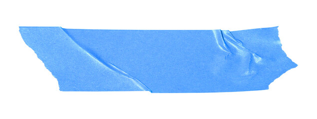 Blue tape PNG on a transparent background, Blue Masking Tape, blue tape isolated on a transparent background