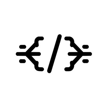 Code programming coding development html css javascript web website software technology design script symbol icon