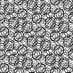 Abstract black and white chaotic grunge background