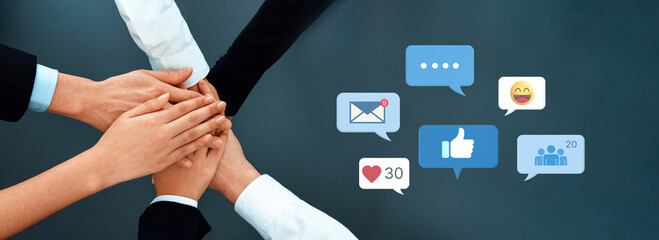 A collection of social media notifications representing user engagement. These alerts for likes, comments, and messages are key to online communication and community interaction. Fermion