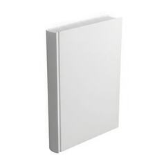 Clean, modern white hardcover book mockup ready for your unique cover design and branding, perfect for publishing