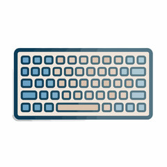 Sleek Keyboard Icon in Modern Design