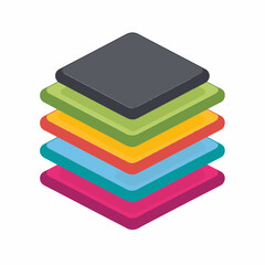 Minimalist Bold Language Icon Design Element