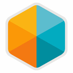 Simple Geometric Bold Language Icon Design