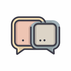 Modern Bold Language Icon Design