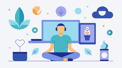 An array of wellness resources displayed on a digital platform including guided meditations podcasts and articles focusing on different aspects of mental health.