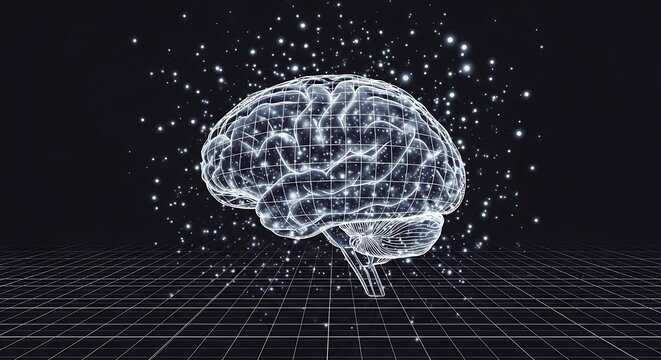 Brain Network Visualization - A Digital Representation of Neural Connections.