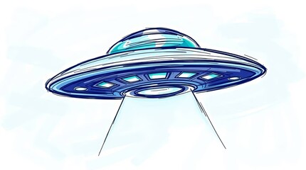 ufo in space