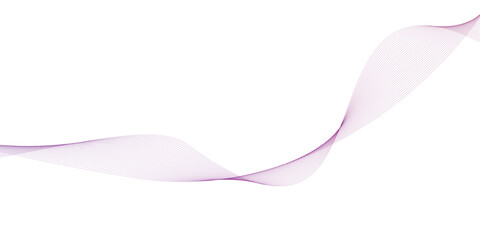 Purple Wave Flow – Minimal Abstract Gradient on White Background