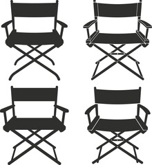 Directors Chair SVG Bundle: Vinyl Cut File, T-Shirt Design