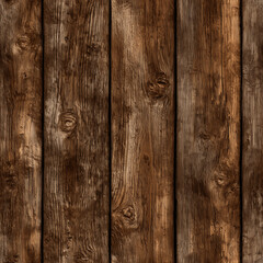 Naklejka premium Solid Pine Wood Texture Seamless Background