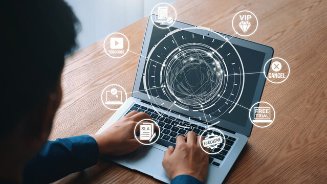 Concept of subscription services provides exclusive digital content. This model offers continuous access, enhancing subscription services with personalized experiences and benefits. Gist