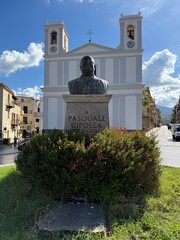 Campofelice di Roccella, a charming Sicilian seaside village in northern Sicily, Italy, featuring gentle Tyrrhenian Sea waves, golden sand, pebbles, and a peaceful Mediterranean coastal landscape