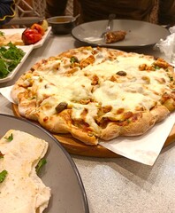pizza on a plate