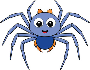 spider on a white background