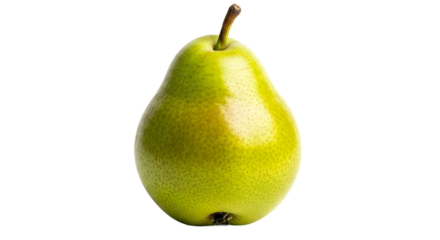 Studio Shot of Fresh Green Pear, Isolated on White, Food Photography, Minimal Environment, data(58)_transparent.png Concept