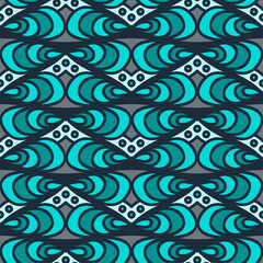 creative decorative seamless  pattern vector floral ornamental texture