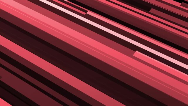 Colorful strips line moving animation. Abstract diagonal Red stripes background, modern gradient line pattern moving animation.