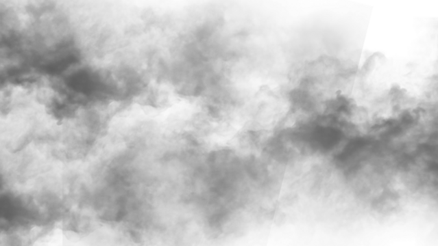 Dark Smoke Fog Overlay on Black Background for Abstract Design. Ethereal, mysterious atmospheric texture element. Ideal for cinematic and dramatic visual effects.