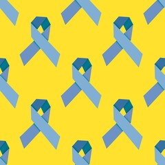 Breast cancer month seamless pink ribbon day mammogram pattern for medical accessories and medicine textiles