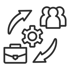 Workflow Icon Single Vector Collection 