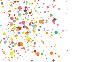 Light multicolor background, colorful vector texture with circles. Splash effect banner. Glitter silver dot abstract illustration with blurred drops of rain. Pattern for web page, banner,poster, card.