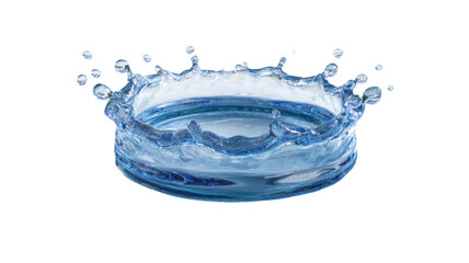 water splash isolated on white background
