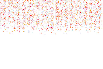 Multicolor dotted background, colorful vector texture with circles. Glitter abstract illustration with blurred drops of rain. Pattern for ads, web page, wallpaper, poster, banner. Copy space.