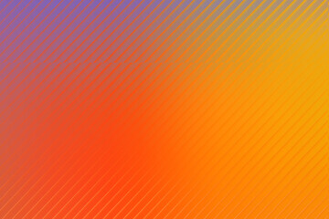 Vibrant abstract background with diagonal lines and a gradient of orange, yellow, and purple, creating a dynamic and eyecatching design for various applications
