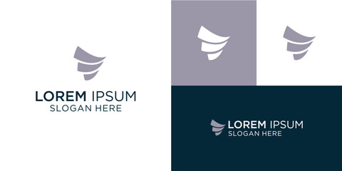 Dynamic brand identity logo showcasing flow and motion, perfect for innovative tech startups and modern businesses seeking a memorable visual symbol of progress