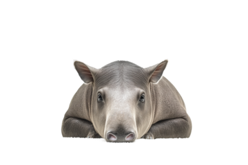 Tapir exotic mammal isolated on transparent background