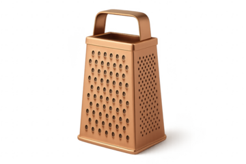 Copper box grater kitchen utensil preparing food