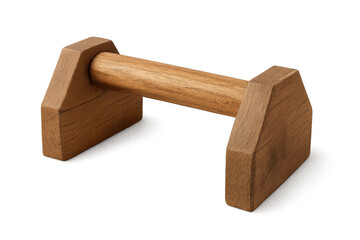 Wooden push up bar for strength training exercise