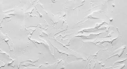 White painted wall texture background. White acrylic paint on canvas. Abstract art background.