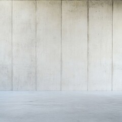 Naklejka premium Minimalist Concrete Wall and Floor, Interior , Architecture