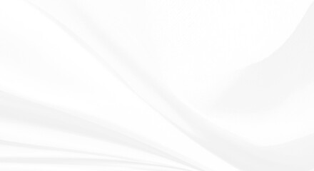 White fabric texture background pattern with copy space for text or image.