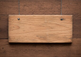 A weathered, rectangular wooden sign showcasing charming aged texture, perfect for rustic design and nostalgic backgrounds ,empty ,traditional style ,border