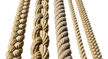 Strong nautical ropes detail texture for adventurous sailing and boating themes